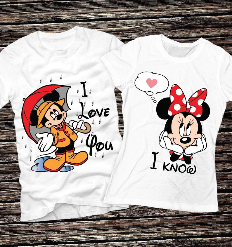 T-shirts for couplesI Love You*Mickey – ToroModa